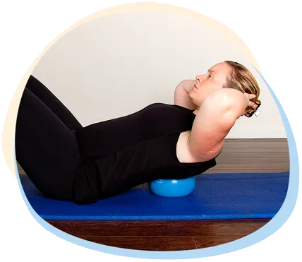 myofascial release demo using ball